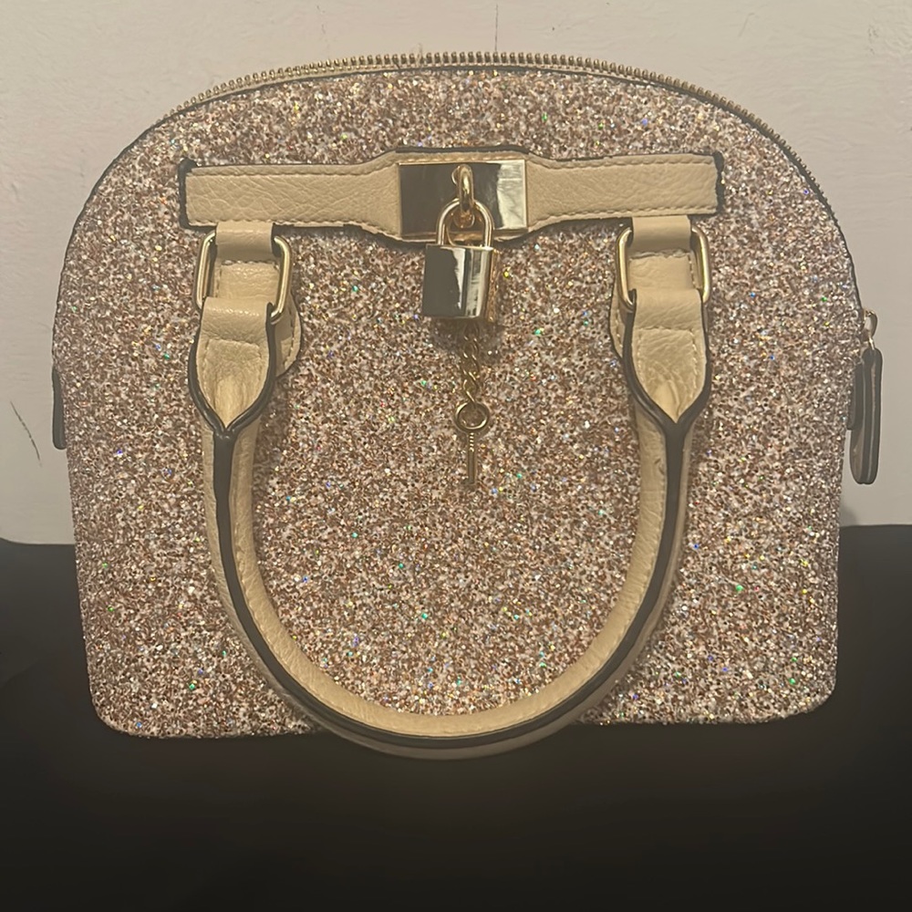 ALDO Champagne Sparkly Handbag